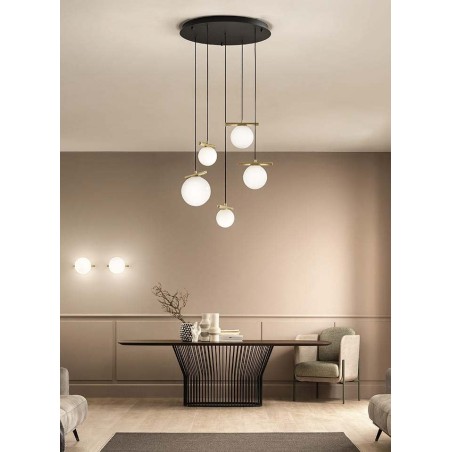 MASIERO POSY S5 lampadario moderno
