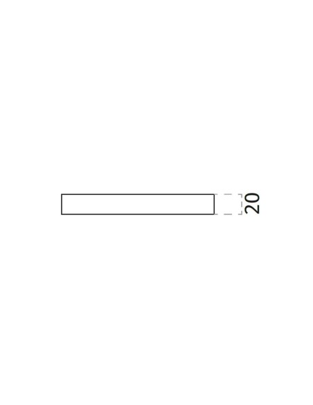 9010 8904A plafoniera moderna sottile
