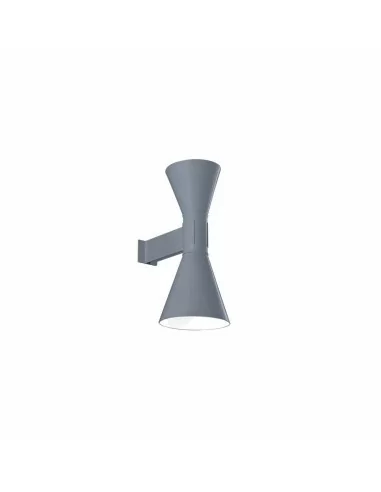 Applique de Marseille Nemo lampada moderna da parete grigia