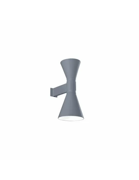 Applique de Marseille Nemo lampada moderna da parete grigia