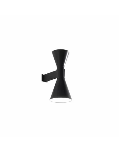 Applique de Marseille Nemo lampada moderna da parete nera