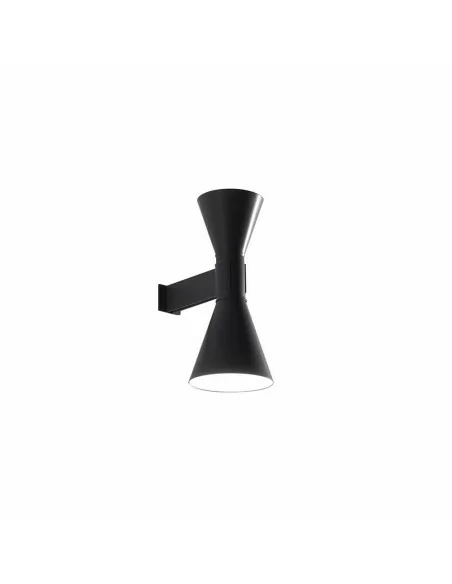 Applique de Marseille Nemo lampada moderna da parete nera