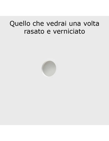 4277 faretto incasso diametro 40 mm vetro satinato di 9010