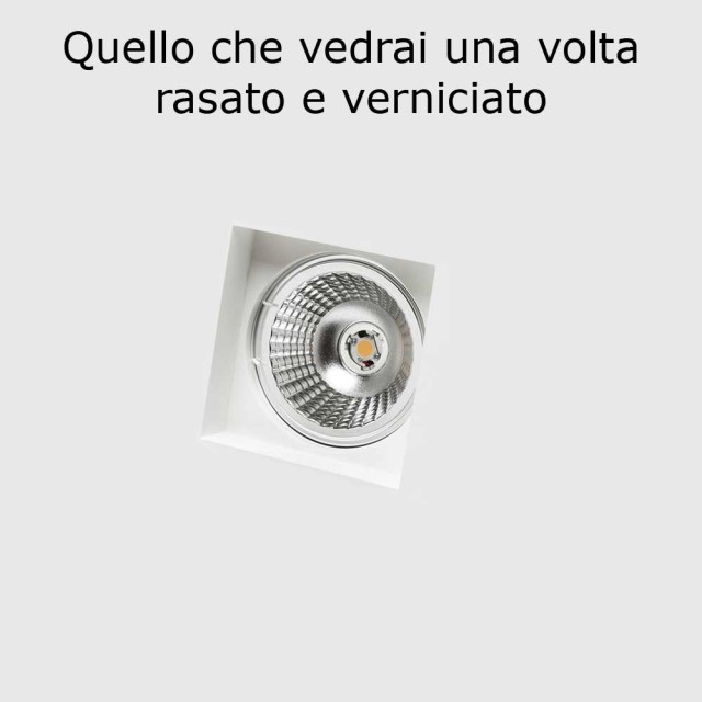 9010 4045C faretto incasso ottica arretrata