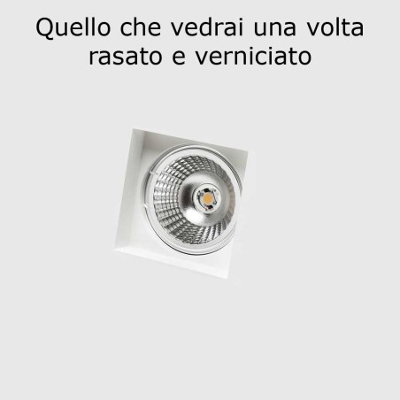 9010 4045C faretto incasso ottica arretrata