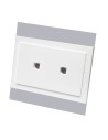 9010 4249F faretto rasomuro doppio led