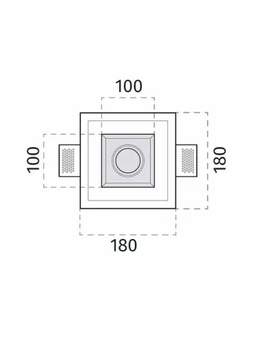 4183 faretto da incasso orientabile con ottica...