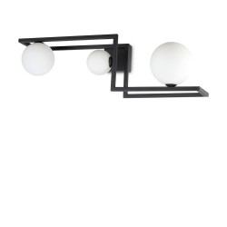 Ideal Lux Angolo PL3, plafonnier en métal