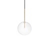 Ideal Lux Equinoxe SP1 D20 : suspension classique avec diffuseur sphérique