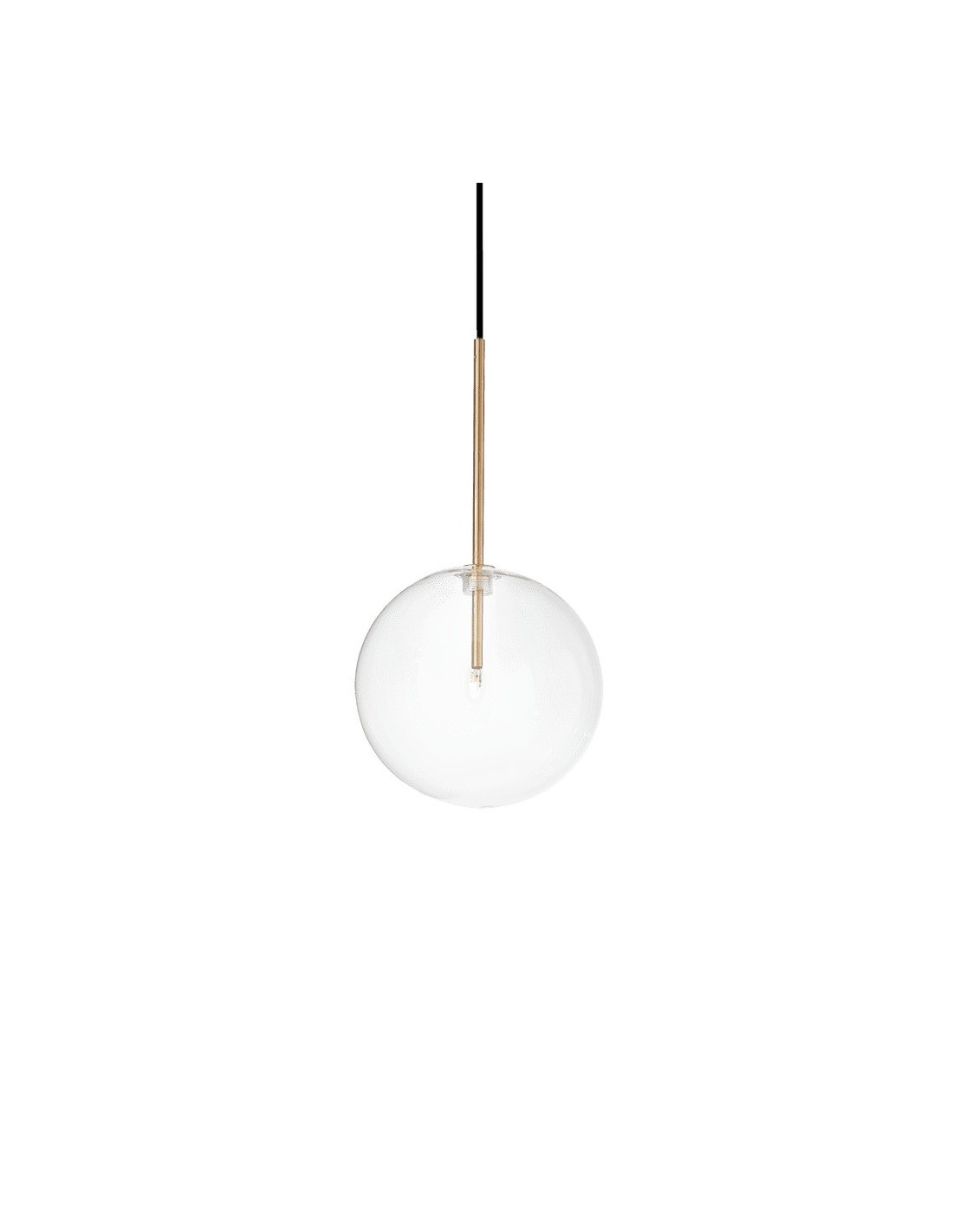 Ideal Lux Equinoxe SP1 D20 : suspension classique avec diffuseur sphérique
