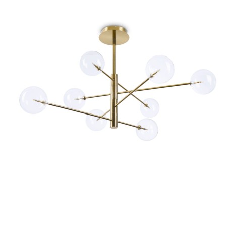 Ideal Lux Equinoxe SP8 lampadario classico in vetro soffiato