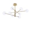 Ideal Lux Equinoxe SP8, lustre classique en verre soufflé