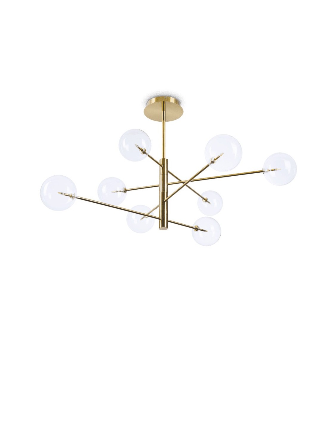 Ideal Lux Equinoxe SP8 lampadario classico in vetro soffiato