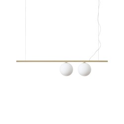 Ideal Lux Perline SP2, lustre moderne pour salle à manger à 2 lumières