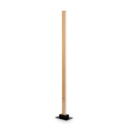 Ideal Lux Craft PT : lampadaire LED en bois