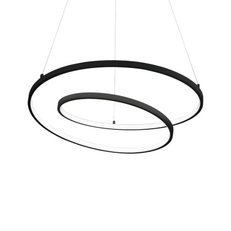 Lustre LED moderne Ideal Lux Oz SP D60 ON-OFF noir