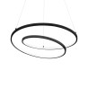 Lustre LED moderne Ideal Lux Oz SP D60 ON-OFF noir