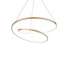 Lustre LED moderne Ideal Lux Oz SP D60 ON-OFF en laiton