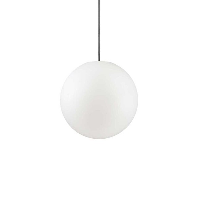 Ideal Lux Sole SP1 D30, éclairage d'extérieur en plastique opale, E27, 60 W