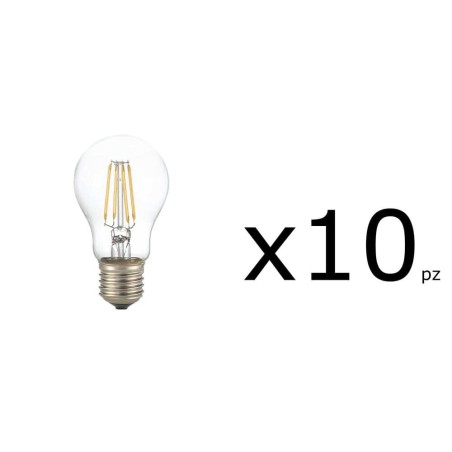 Ampoule Ideal Lux E27 10 W à filament LED