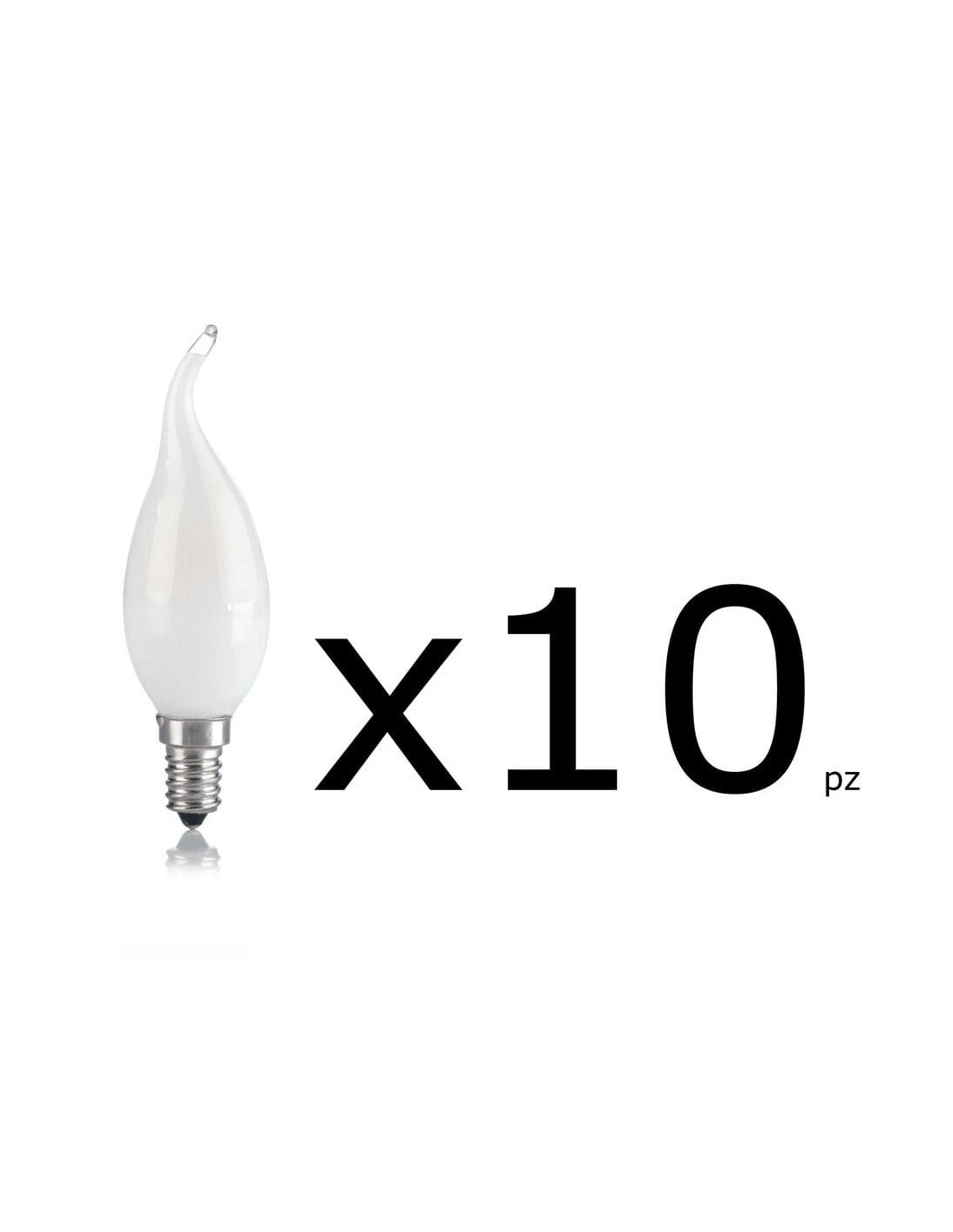 Ampoule Ideal Lux E14 4 W « Colpo di vento » 3000 K