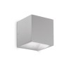 Ideal Lux Rubik AP1 lampada da muro per esterni led in alluminio verniciato
