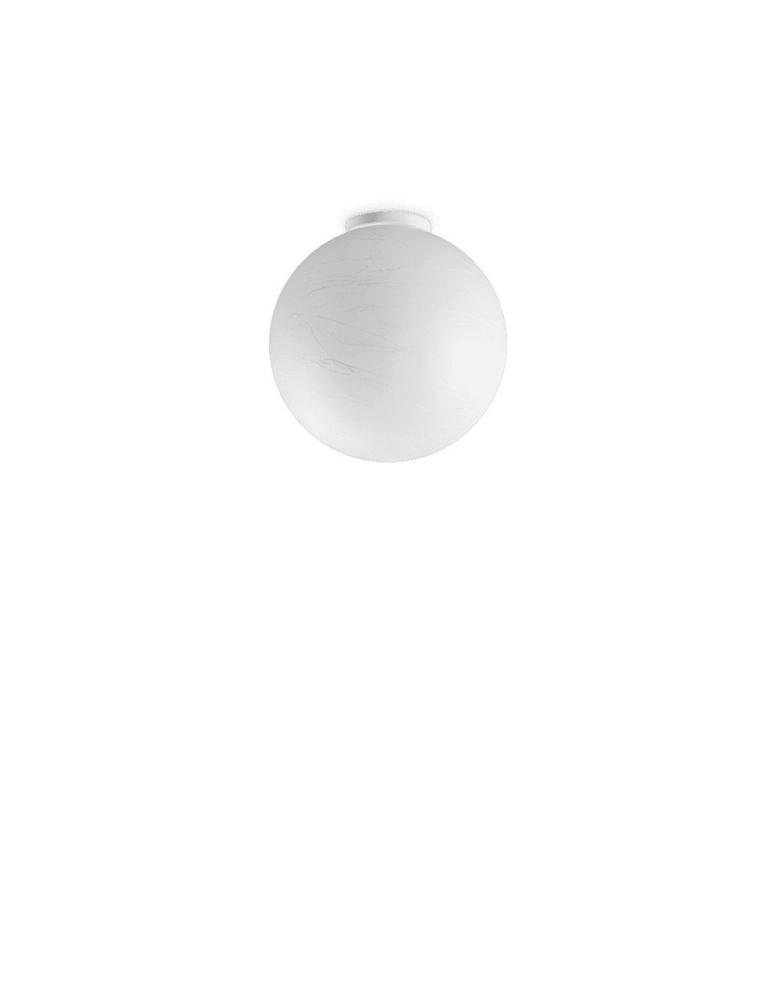 Ideal Lux Carta PL1 D30 plafoniera sfera in policarbonato