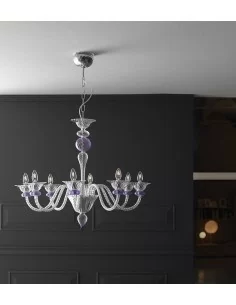 Cangini & Tucci Twist 1164.8L Lampadario classico a 8 braccia - Lampadari classici cucina