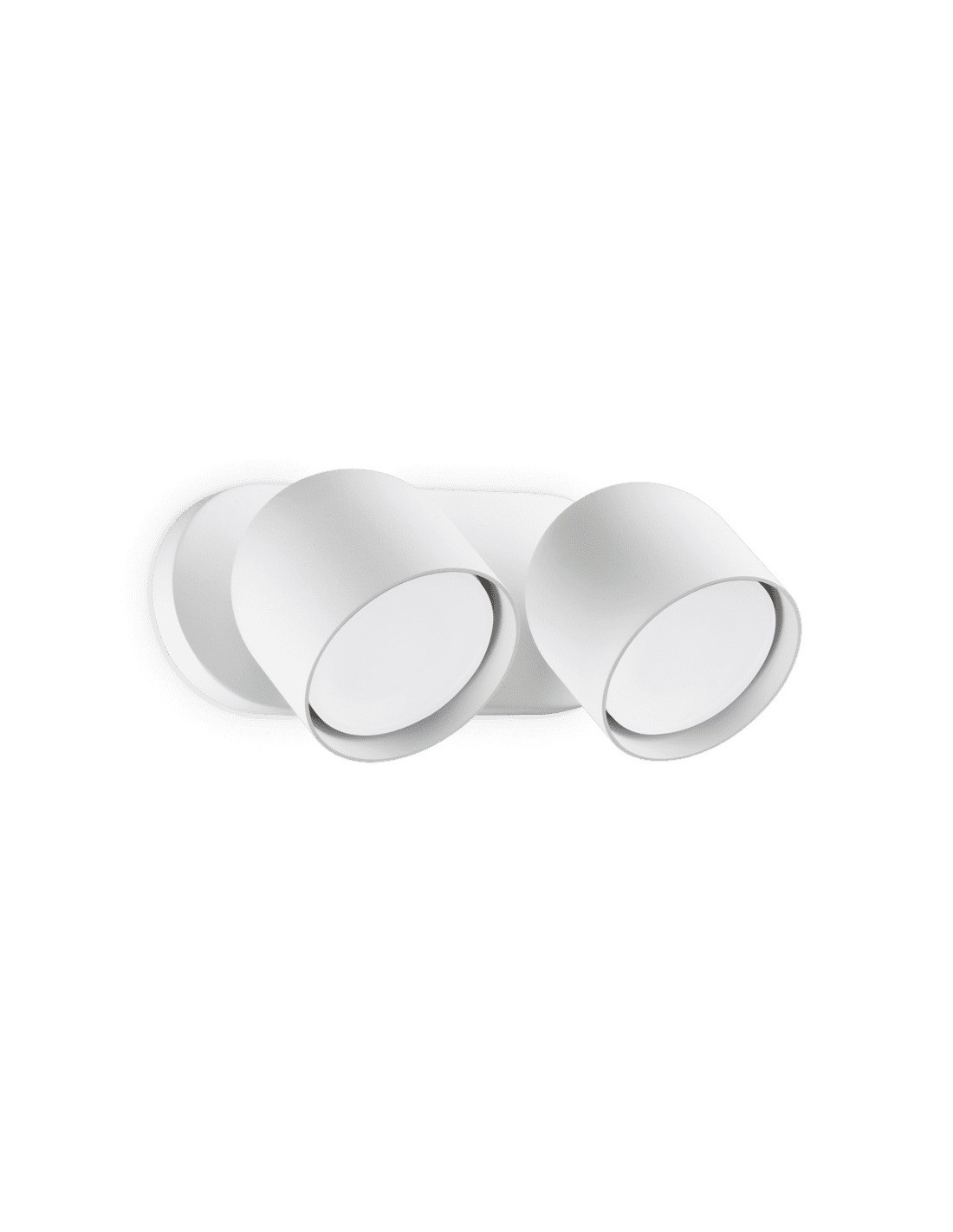 Ideal Lux Dodo AP2 lampada a muro a 2 luci orientabili - bianco