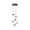 Ideal Lux Galaxy SP6 : lustre en cascade à LED au design moderne