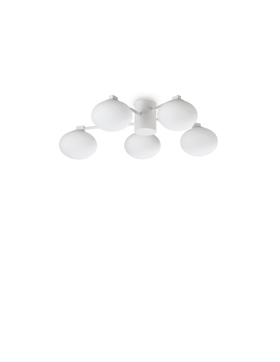 Ideal Lux Hermes PL5 D60, plafonnier à douille G9
