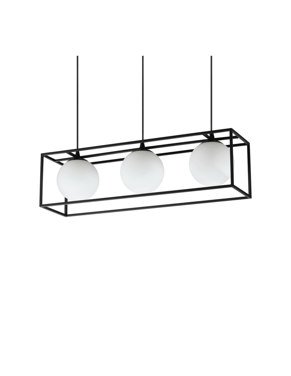 Ideal Lux Lingotto SP3, suspension classique E14 28 W