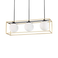 Ideal Lux Lingotto SP3, suspension classique E14 40 W