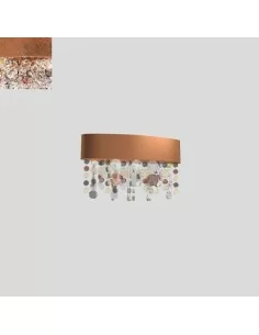 Masiero Olà A1 OV 30 foglia rame applique moderna