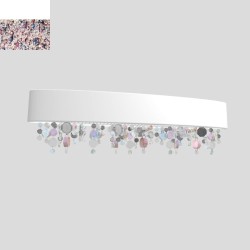 Masiero Olà A2 OV 70 lampade a parete a led bianco opaco, lampade a led da parete, lampade a led parete
