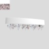 Masiero Olà A2 OV 70 applique moderna da parete Bianco opaco