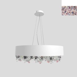 Masiero Olà S6 60 LED lampadari a led per sala da pranzo, lampadari da cucina a led, lampadario led salotto, lampadario led oro
