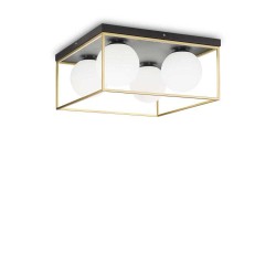 Ideal Lux Lingotto PL4 lampada a soffitto per salone