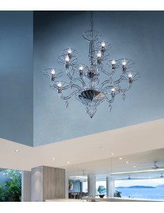 Dedalo 192.112 Metallux lampadario moderno