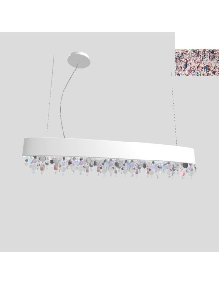 Masiero Olà S4 OV 100 LED bianco opaco