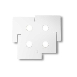Lux Totem PL4 plafoniera a 4 luci moderna