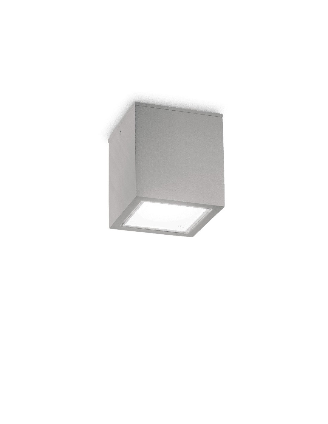 Ideal Lux Techo PL1 Big : plafonnier d'extérieur en aluminium