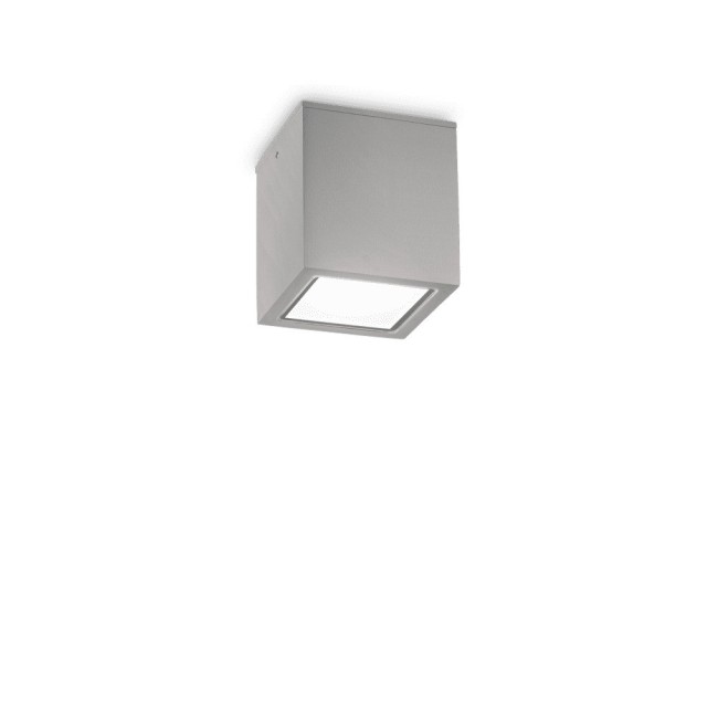 Ideal Lux Techo PL1 Small : plafonnier en aluminium