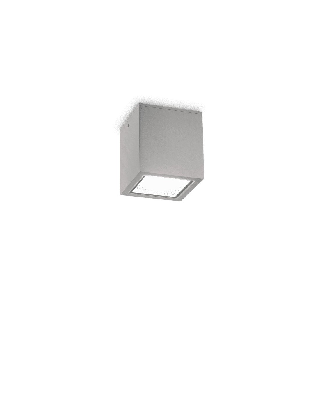 Ideal Lux Techo PL1 Small : plafonnier en aluminium