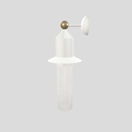 Masiero Nappe APP N2 applique led di design total white