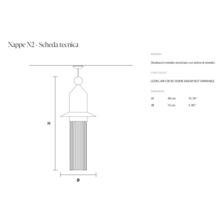 Masiero Nappe N2 dimensioni