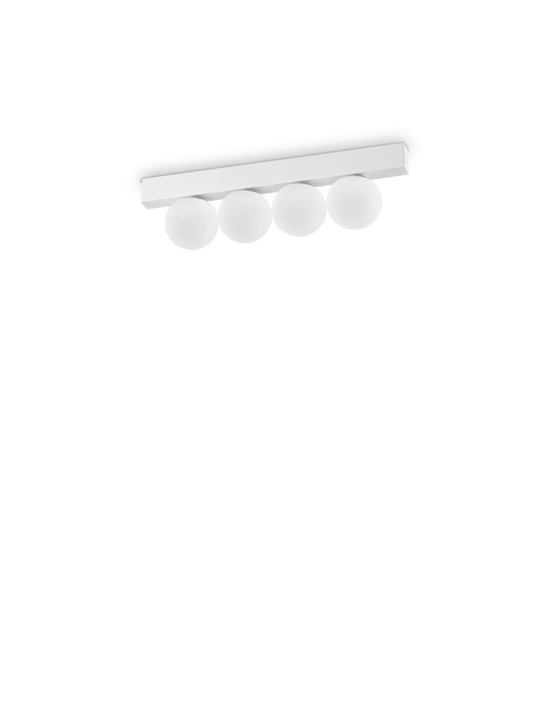 Ideal Lux Ping Pong PL4, plafonnier à 4 ampoules LED