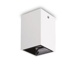 Spot LED Ideal Lux Nitro 25 W carré, blanc