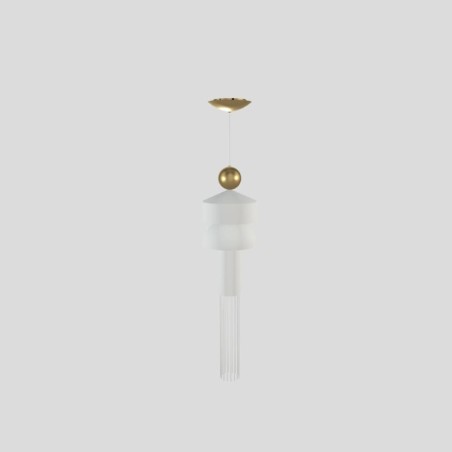 Masiero Nappe XL1 lampadario led moderno total white