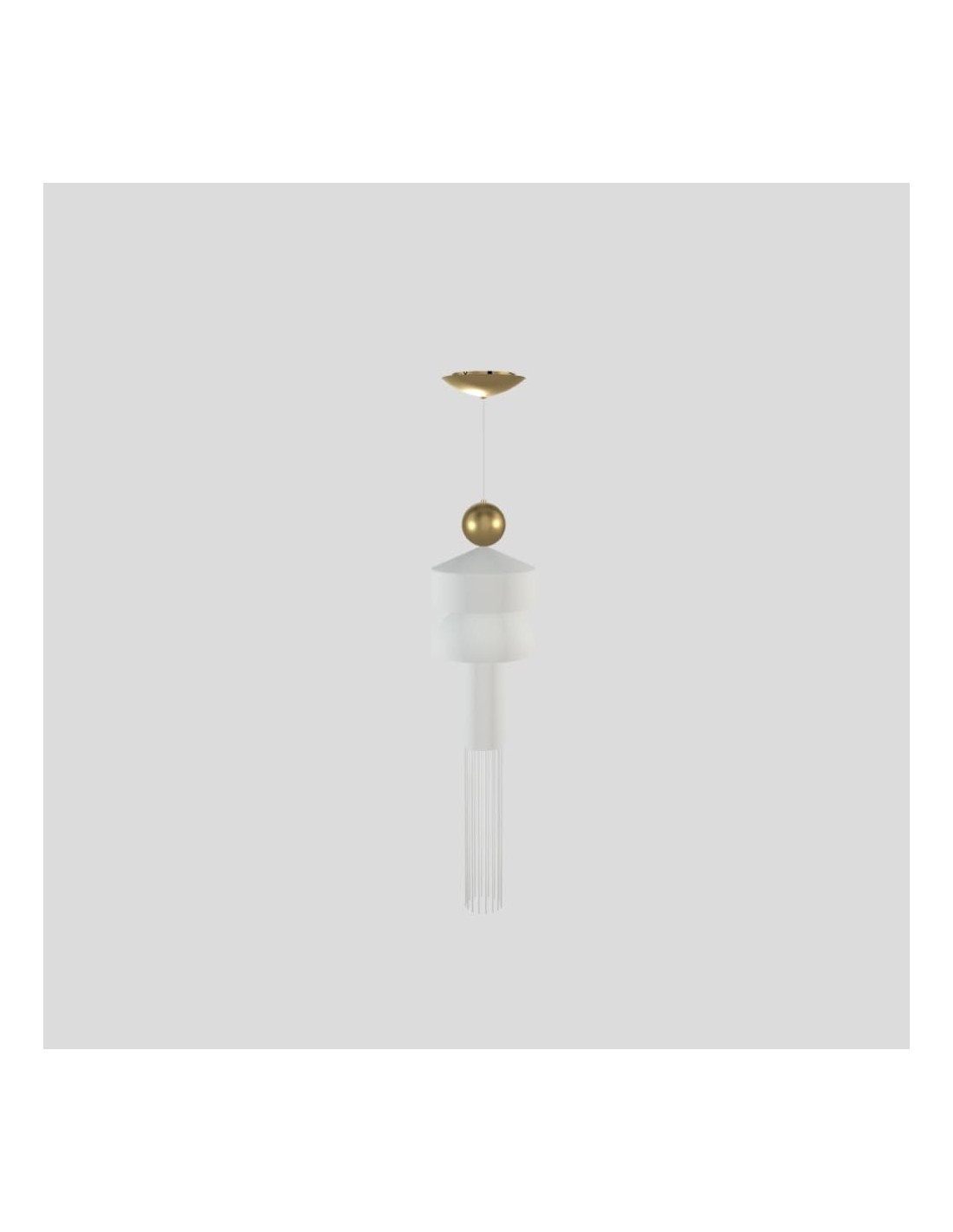 Masiero Nappe XL1 lampadario led moderno total white